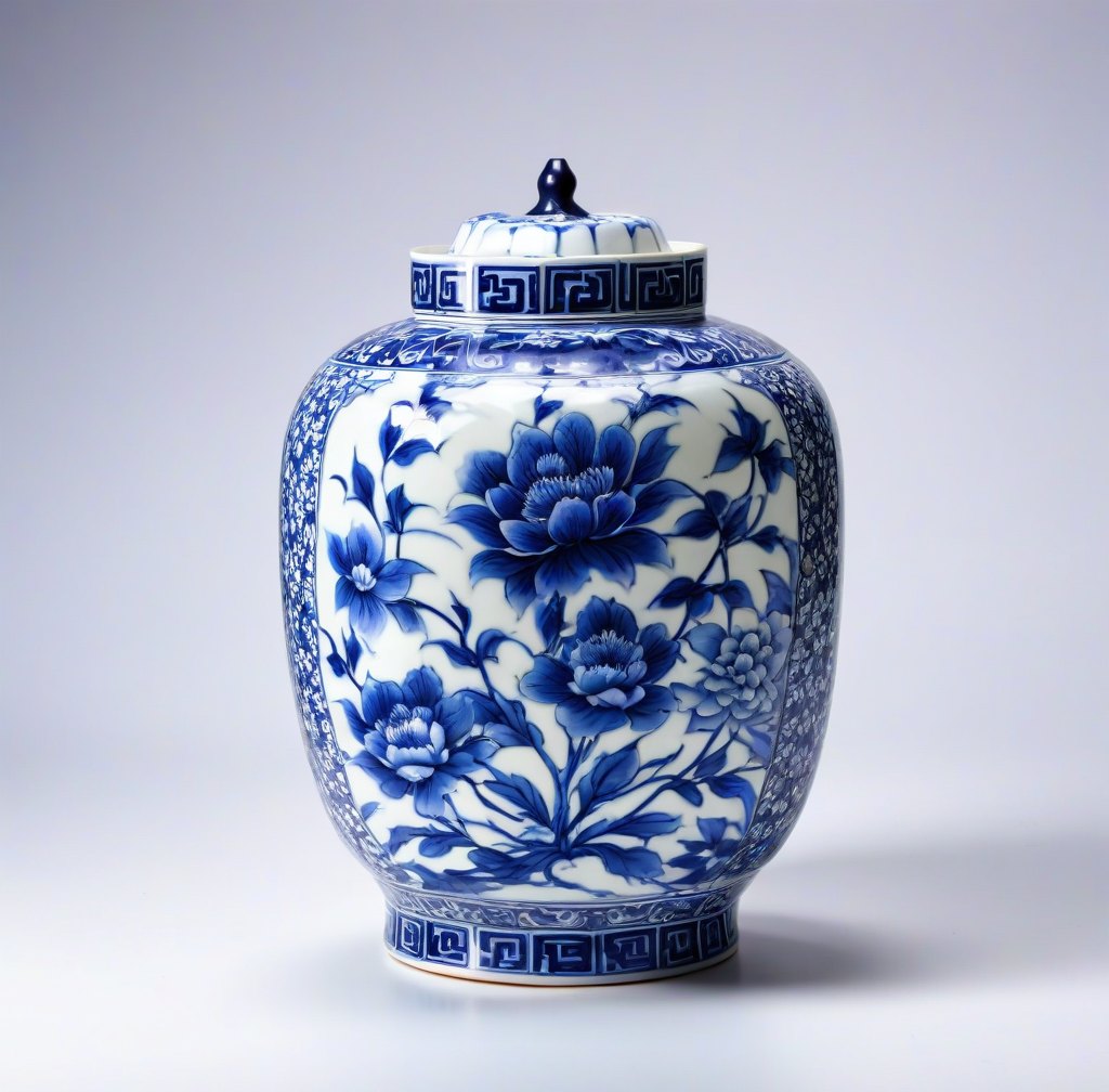 Decorative Porcelain Lantern Tabletop Home Decor Accent