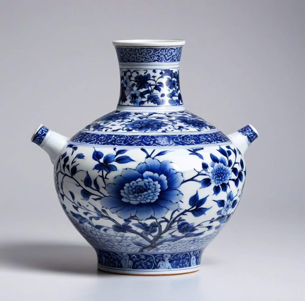 Artisan Porcelain Wine Pot for Fine Beverage Enjoyment