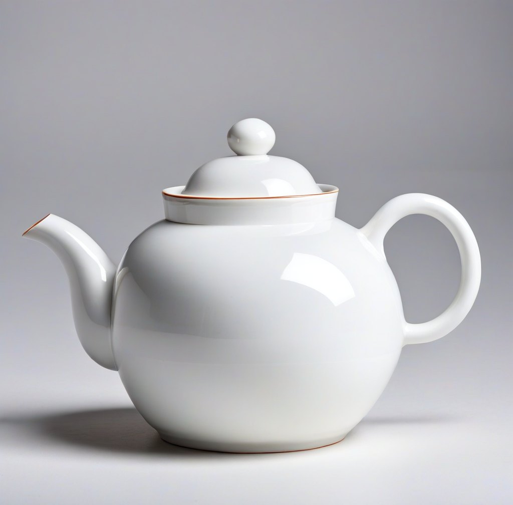 Classic Yixing Style Porcelain Teapot for Oolong and Puer Tea