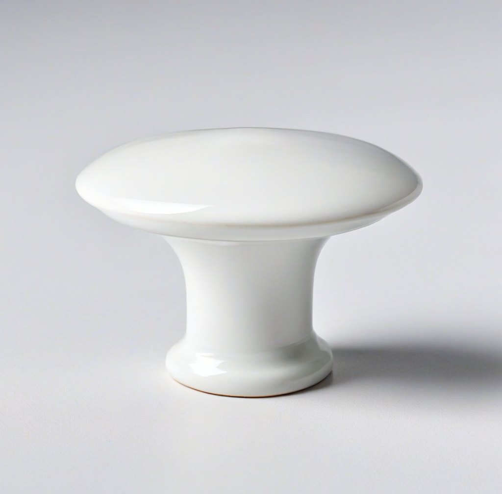 Delicate Porcelain Drawer Pull Handle for Kitchen Cabinet