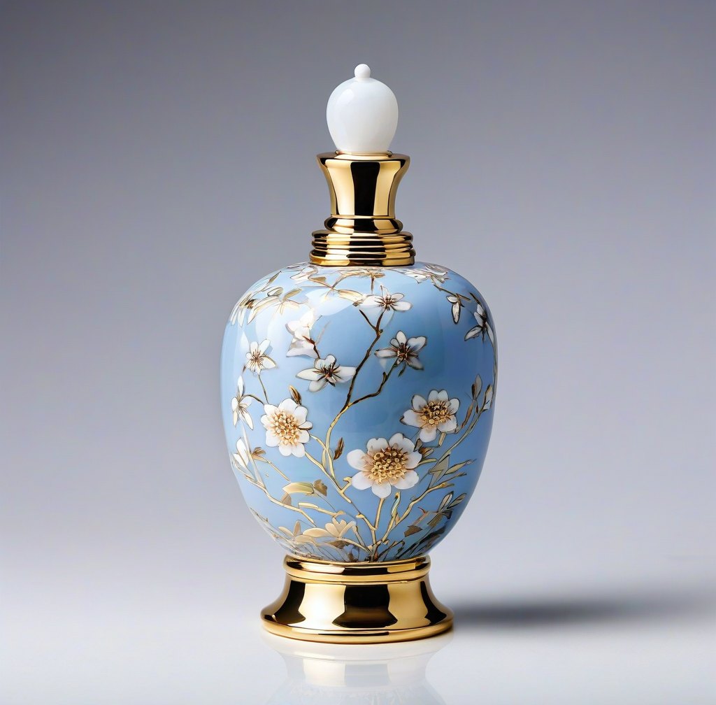 Luxury Porcelain Perfume Bottle Dispenser for Home Fragrance