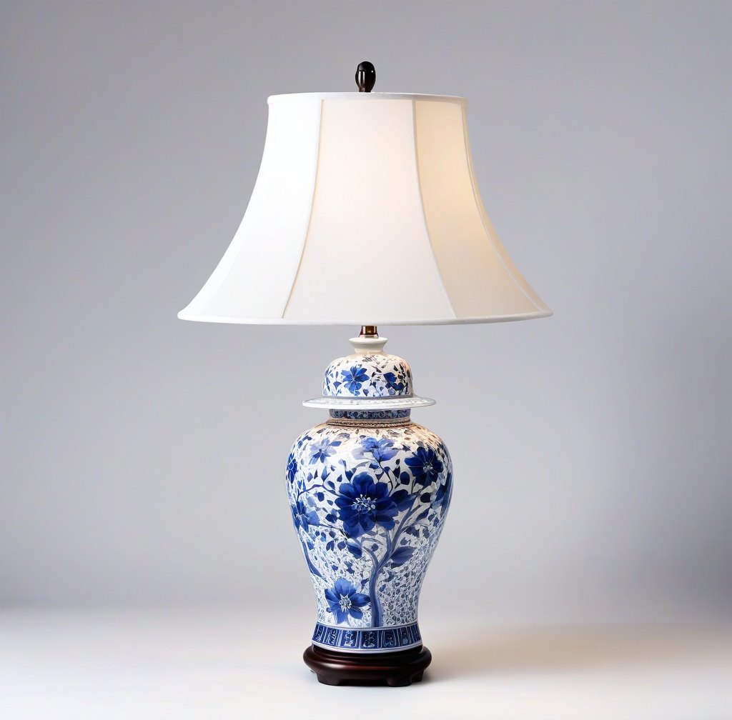 Decorative Porcelain Table Lamp for Bedroom Ambience