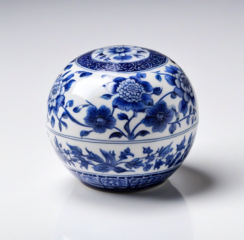Decorative Porcelain Paperweight for Office or Home