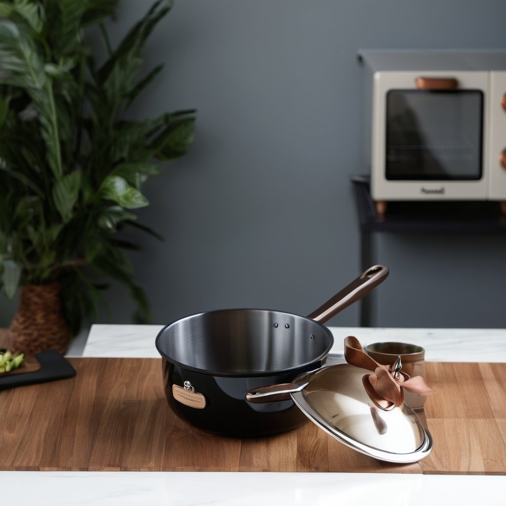 Enamel-Glaze Porcelain Wok with Lid (32 cm) - Heritage Cookware - Image 3